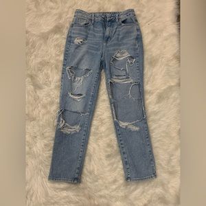 Pacsun distressed mom jeans